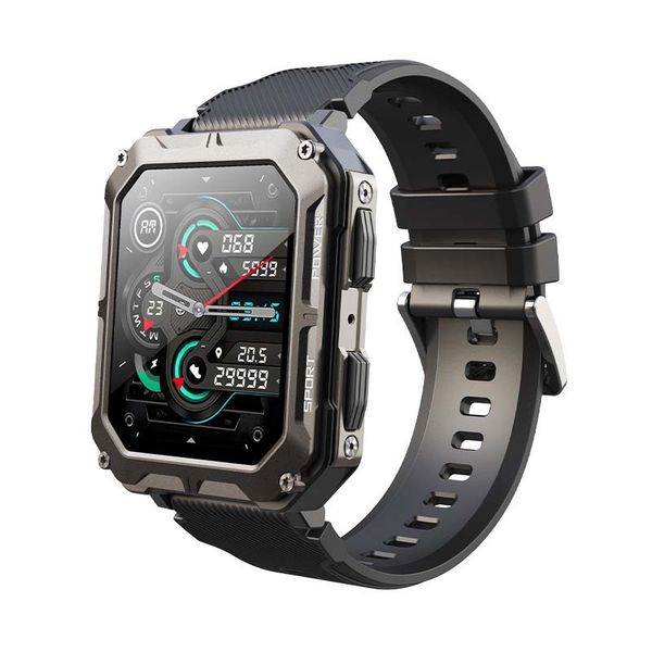 2024 Новые умные часы C20pro с Bluetooth, три вызова для занятий спортом на открытом воздухе, водонепроницаемые, мониторинг сердечного ритма, кислорода в крови