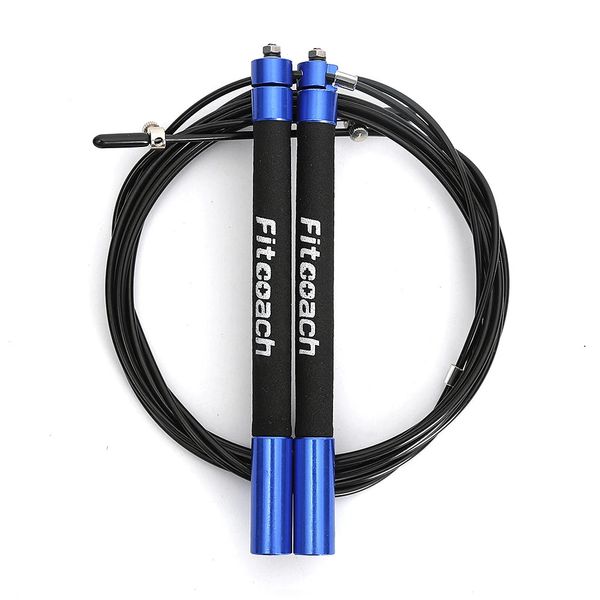 Speed Jump Rope Kugellager Metallgriff Sport SkippingEdelstahlkabel Crossfit Fitnessgeräte 240325