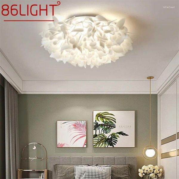 Deckenleuchten 86light Nordic Lampe Dimmen moderne LED kreative romantische dekorative Leuchten für Esszimmer Schlafzimmer