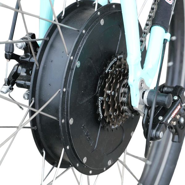 Onderdelen motor de bicicleta elétrica 1000w 1500w hub motor ebike motor traseiro poderoso conector à prova dwaterproof água ebike kit