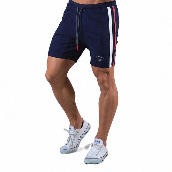 Новые летние мужские шорты Дышащие быстросохнущие спортивные штаны для тренировок в тренажерном зале Прохладная уличная одежда Compri Fi Повседневные мужские шорты l9zv #