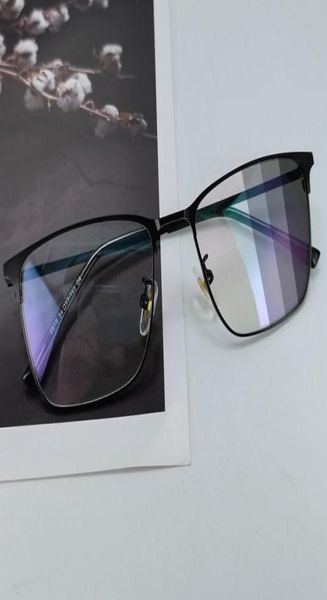 Sonnenbrille Pochromic Übergangsgläser für Frauen Männer Anti-Strahlung Blaues Licht Austauschbare klare Kratzlinse Square9285626