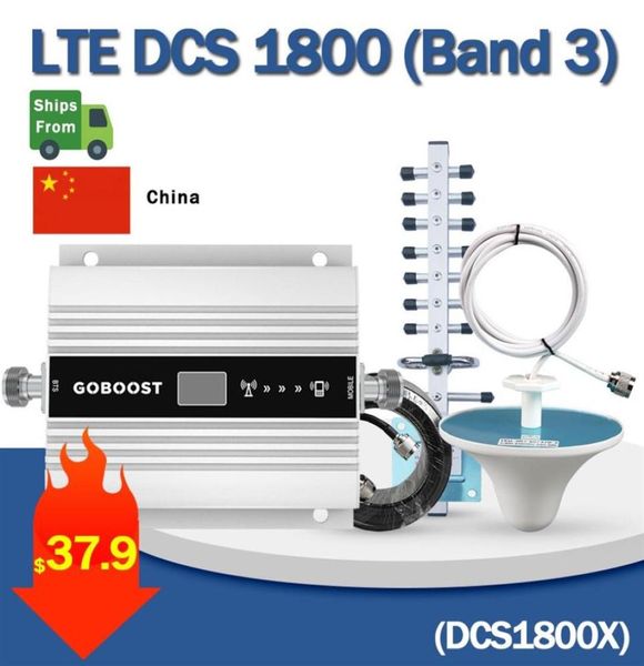 Amplificador de reforço de sinal 4G DCS1800 Repetidor de celular móvel LTE DCS 1800mhz Celular Band3 Mini Size278f8922850