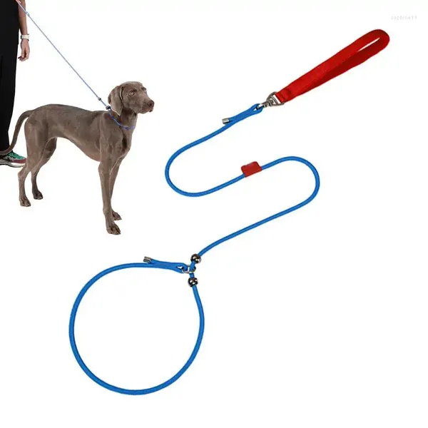 Coleiras para cães, para caminhar, corda de tração para animais de estimação, design ajustável, ferramenta de treinamento ao ar livre, cães pequenos, médios e grandes