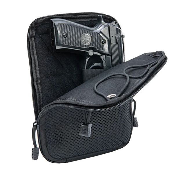 Taschen Taktisch versteckte Waffenbeutel Handfeuerwaffen Beutel Holster Jagd Universal Taille Fanny Pack Waffenschutzgehäuse mit Gürtelschlaufe