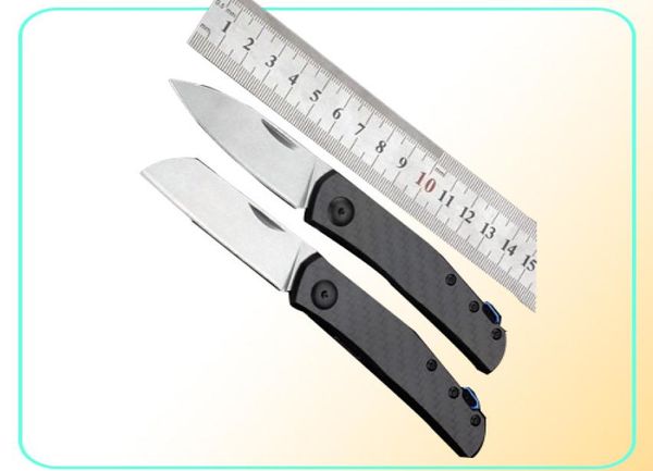 Zt faca 0230 zt0235 bolso faca dobrável d2 lâmina cnc cabo de fibra carbono faca tática caça facas pesca ferramentas edc a30901049680