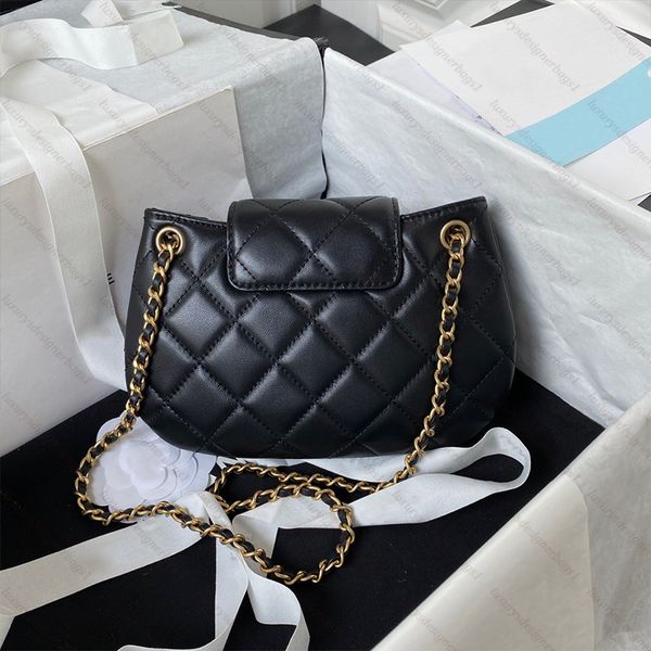 Büyük logo omuz çantası zinciri çanta tasarımcı çanta kadın crossbody çanta kart çanta cüzdan lüks tote çanta koyun derisi tasarımcı çanta
