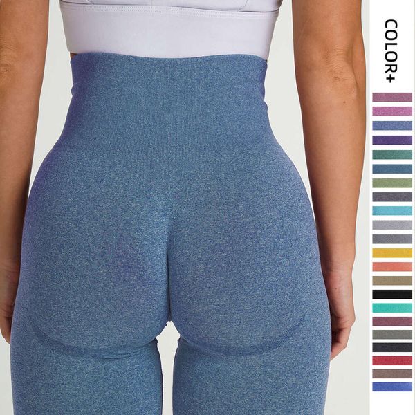 A L O Yoga Outfit Salpicado Sem Costura Spandex Leggings Mulheres Calças de Treino Macio Roupas de Fitness Calças de Cintura Alta Desgaste do Ginásio Atacado