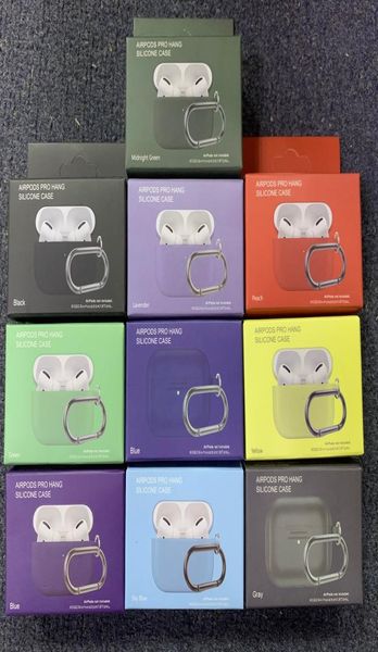 Capa de silicone para apple airpods pro, 100 peças, adesivo, bluetooth, para airpod 3, air pods pro, fone de ouvido, acessórios 4446451