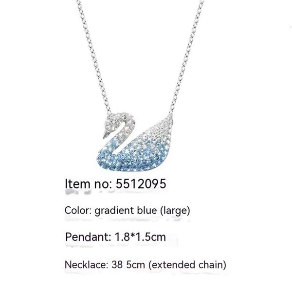 Jóia de colar de jóias Swarovski Jóia Clover Colar Colar Cistiente Diamante Cristal Diamante Requintado Colar Swan Moda Swarovskis Jóias Clavícula Chain 6775