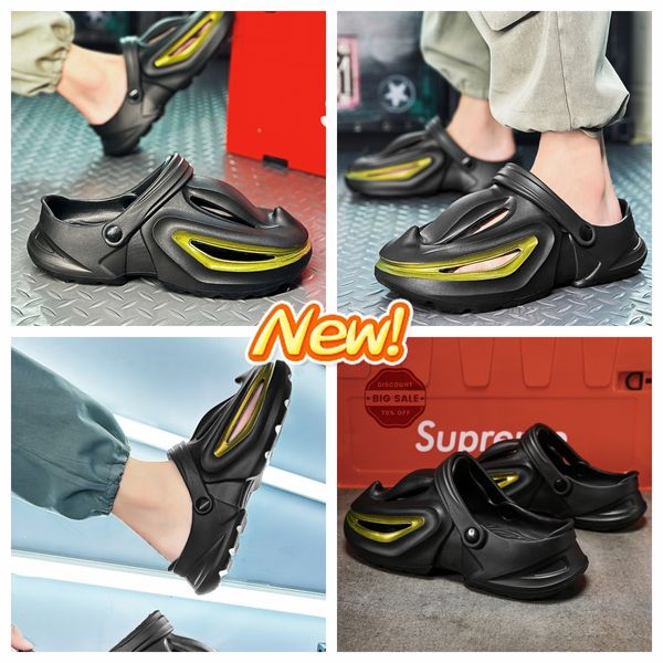 GAI Shark sapatos com buracos de sola macia sapatos de praia masculinos aumentando a altura sapatos de verão respirável sandálias ao ar livre verão homens borracha 40-45 fábrica barato EVA