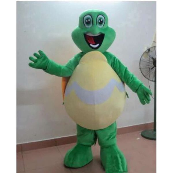 Costumi della mascotte Costume della mascotte del vestito operato dalla peluche del fumetto della mascotte della tartaruga verde di Natale di Halloween