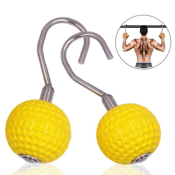 Calligrafia 1 paio 97/72mm Pull Up Power Ball Grip con gancio per palestra Avambraccio Braccio Forza Training Sollevamento Allenamento Cavo Fiess Accessori