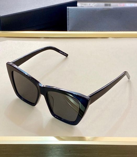 Novos óculos de sol Moda feminina triângulo gato olho completo quadro completo sl276 modelo popular uv400 lente estilo verão preto branco cor vêm wi9581981