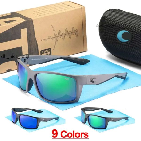 Óculos de sol 580p Óculos de sol polarizados Costas Designer Sunglasses para homens Mulheres TR90 Frame UV400 Lens Sports Driving Fishing Glasses 657