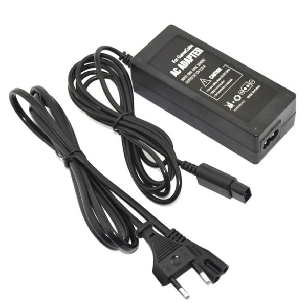 US /AB Plug AC DC 12V 3.25A Güç kablosu ile NGC için GameCube Oyun Konsolu Şarj Cihazı için Güç Kaynağı Adaptörü