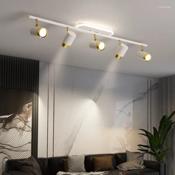 Lampadari Arte del ferro Cottura Processo di verniciatura Illuminazione GU10 Faretto Soffitto a LED regolabile multi angolo per la decorazione domestica