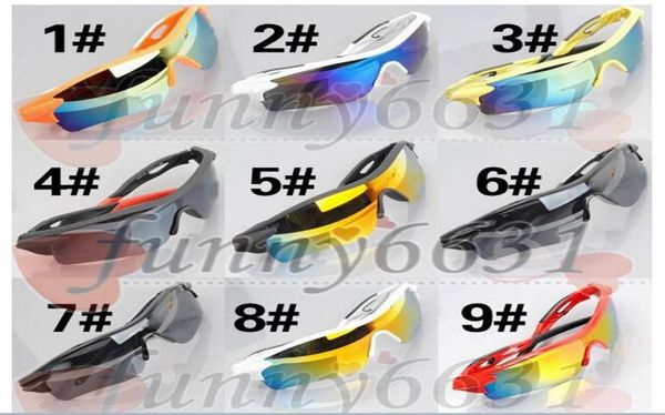 Verão mais novo estilo de sol apenas óculos 9 cores óculos de sol homens vidro de bicicleta agradável esportes óculos de sol Dazzle color Glasses A 2007602