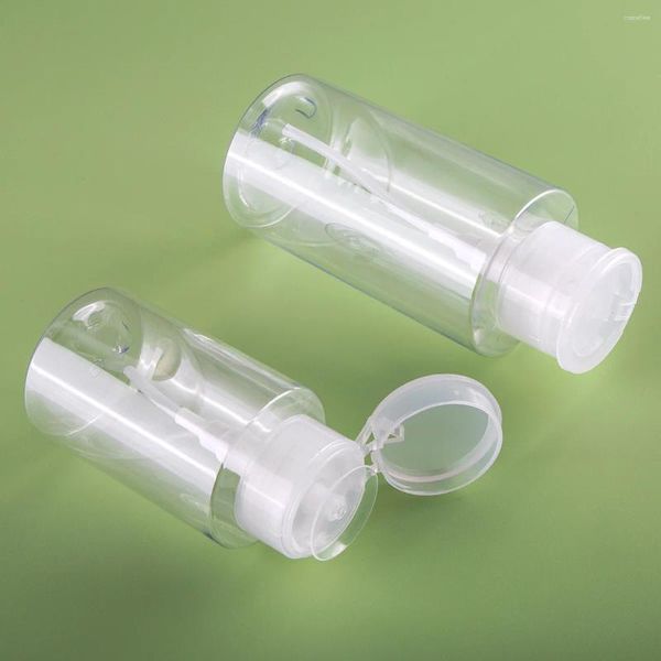Garrafas de armazenamento Yuxi Remoção de maquiagem Garrafa de água Tipo de pressão para lavagem de unhas hidratante e toner