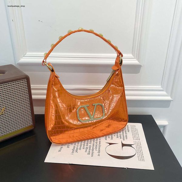 Дизайнерская сумка и сладкая сумка на одно плечо Женская крокодиловая текстура Модный стиль