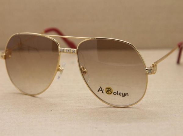 Hohe Qualität direkt ab Werk 1324912 Sonnenbrille im Freien Fahrbrille Mode C Dekoration Goldrahmen Brille Größe 58161598762