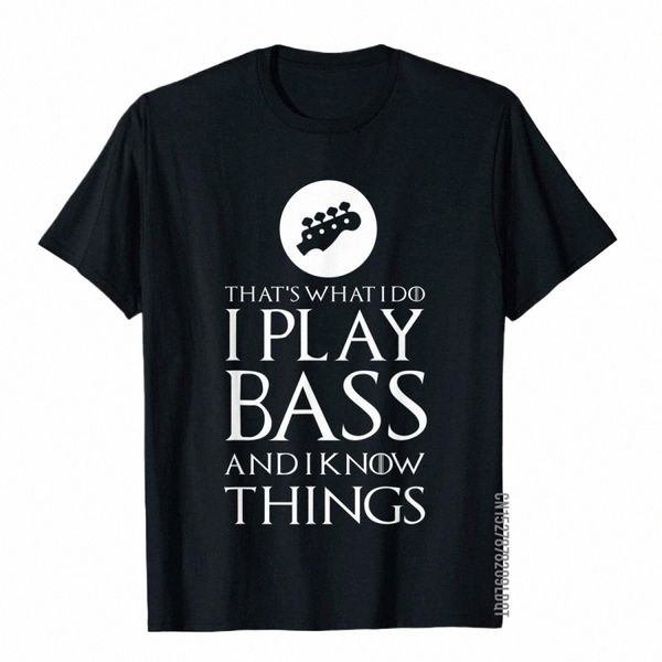 Ich spiele Bass Lustige Bassgitarre T-Shirt Geschenk T-Shirts Tops T-Shirt Rabatt Cott Bequeme enge Männer b2t1 #