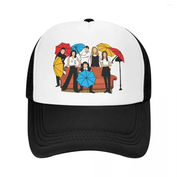 Ball Caps Personalisierte Freunde TV Show Baseball Cap Männer Frauen Atmungsaktive Trucker Hut Outdoor Snapback Sommer Hüte