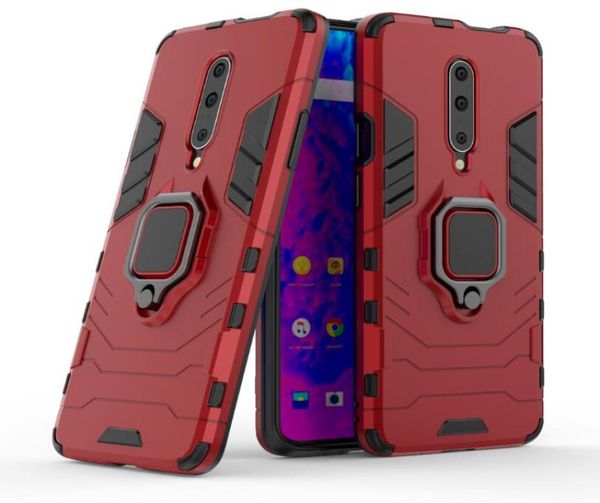 Für Oneplus 7T Pro Fall Stehen Schleife Stehen Robuste Combo Hybrid Rüstung Halterung Cool Holster Schutzhülle Für Oneplus 7T Pro1081708