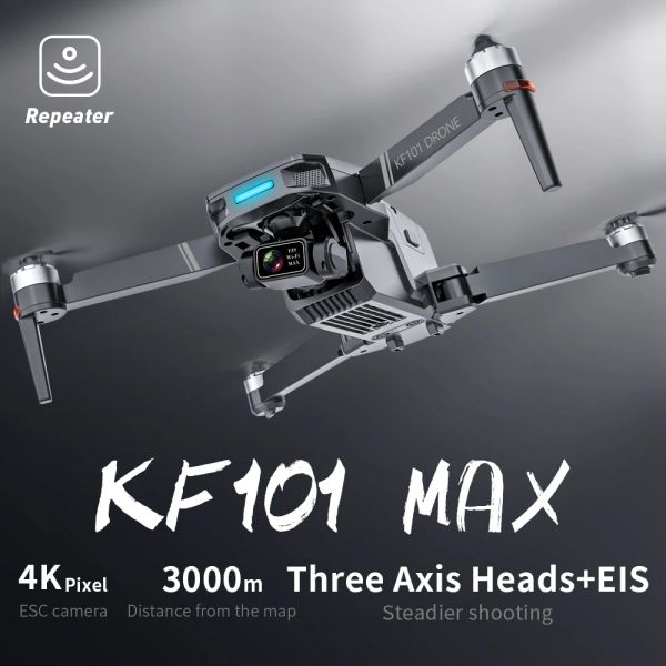 Drone Drone 4K Profesyonel 5G Wifi Dron HD EIS Kamera Antishake 3axis Gimbal Fırçasız Motor RC Katlanabilir Quadcopter