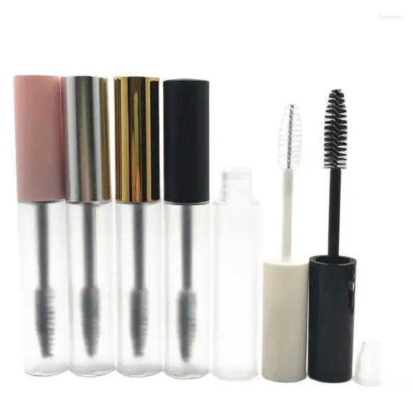 Bottiglie di stoccaggio 10ml MaBottle Tubo per pennello per ciglia Contenitori vuoti Tubi per mascara Trucco Rosa Argento Viola Oro Coperchio Liquido per la crescita delle ciglia