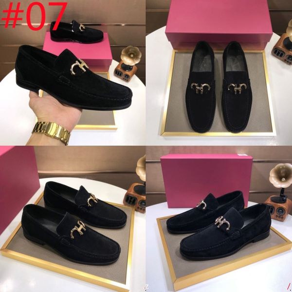 40Modello Scarpe eleganti da uomo firmate Scarpe formali da lavoro Casual Scarpe da sposa stile britannico in pelle di lusso per uomo 2024 Autunno Nuovo