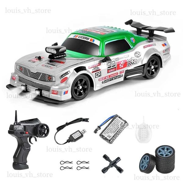 Carro elétrico / RC AE86 1 16 Racing Drift CAR com brinquedos de controle remoto RC Car Drift Spray de corrida de alta velocidade 4WD 2.4G Presentes para veículos esportivos elétricos T240325