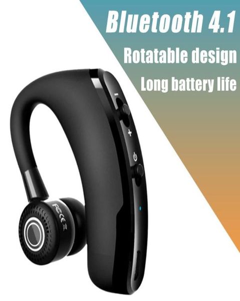 V8 V9 Hands Business V9 Cuffie Bluetooth con microfono Controllo vocale Auricolare wireless Auricolare Bluetooth per cancellazione del rumore di guida1129770