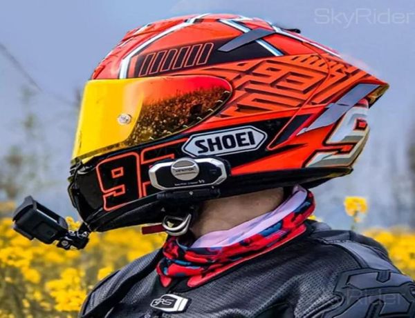 Shoei Full Face X14 93 Marquez RED ANT Мотоциклетный шлем Человек для езды на автомобиле Мотоциклетный шлем для мотокросса НОТОРИНАЛЬНЫЙшлем7968389