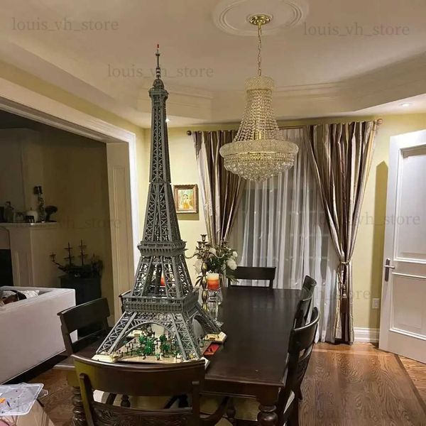 Блоки Эксперт по созданию 10307 Eiffel Tower Paris Architecture Talp Model Build Blocks Blocks Bricks Toys для взрослых детей 75192 T240327