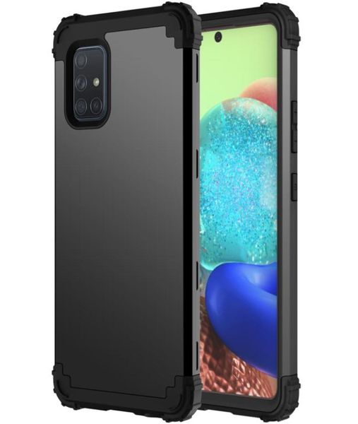 Capa de armadura resistente, proteção de corpo inteiro, impacto rígido, silicone híbrido, capa de borracha para Samsung Galaxy A71 5G Galaxy A519976783