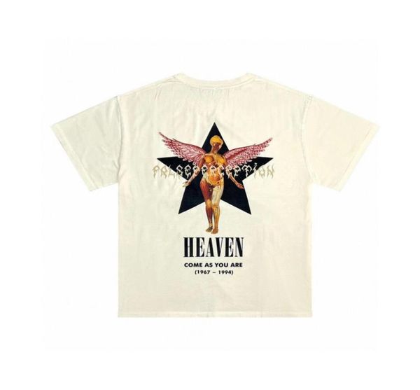 2022 Europa Regno Unito Inghilterra Five Star AngeVintage Tee High Street T camicia Primavera Estate Uomo donna Skateboard moda Streetwear Tshir4372508