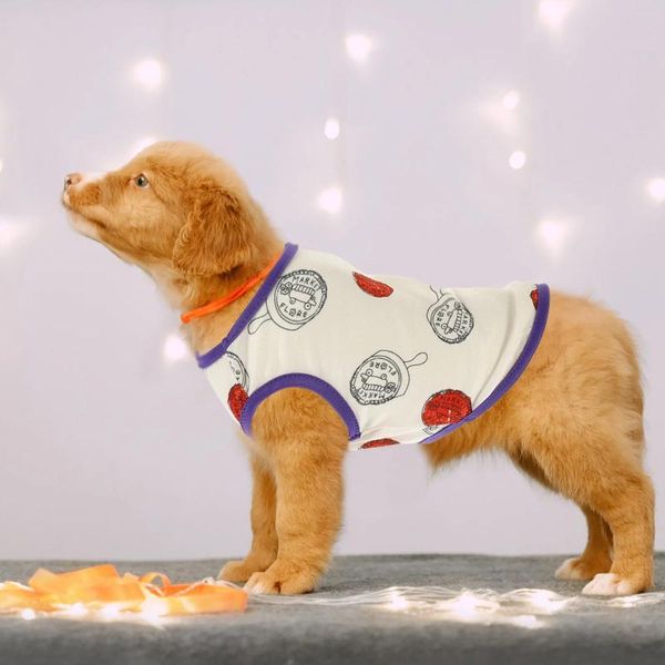 Transportador de cachorro respirável camisa para animais de estimação colete decorativo roupas adoráveis acessório de roupa lavável