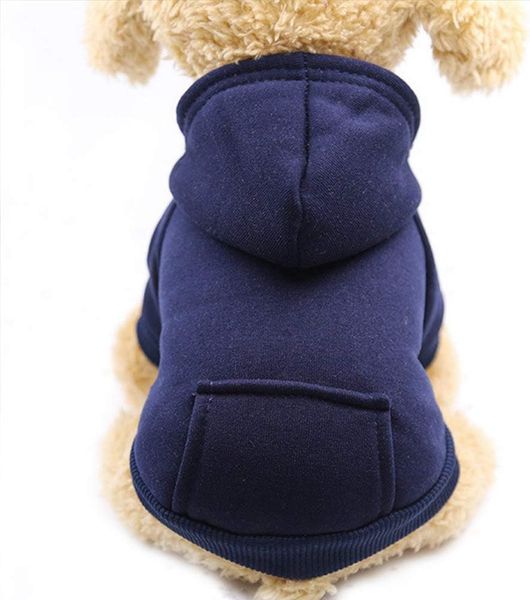 Sorto de moletom de capuz de cachorro beinwfyiy com bolsos roupas de cachorro quentes para cães pequenos chihuahua casaco roupas de cachorro gato