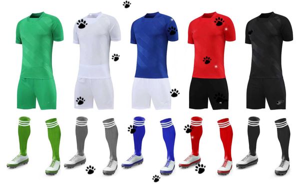 Fußballuniform für männliche Grund- und Sekundarschüler, kurzärmelige Wettkampfuniform, Sporttrainingsuniform, persönliche Kleidung für Erwachsene und Kinder