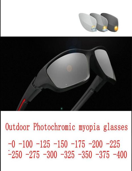 Óculos de sol 2022 ao ar livre pochromic homens dirigindo óculos de prescrição óptica masculino esporte camaleão miopia óculos nx8509800