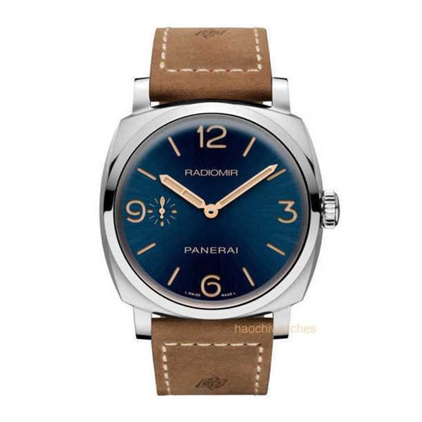 2024 Panerais Luxury Designer Watches Hollwatches 1940 PAM00690 Manuel Mekanik 47mm Mens Tam su geçirmez paslanmaz çelik armatürleri izle