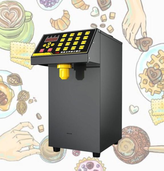 16 Griglia Macchina di rifornimento quantitativa di fruttosio Bubble Milk Tea Shop Dispenser elettrico automatico per sciroppo di zucchero Quantificatore di levulosio4224456