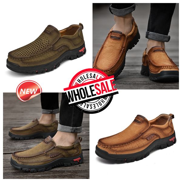 nuova moda che vende scarpe da uomo in pelle GAI scarpe casual Mocassini da lavoro leggeri da arrampicata firmati da uomo non puzzano i piedi di lusso taglia oversize38-51