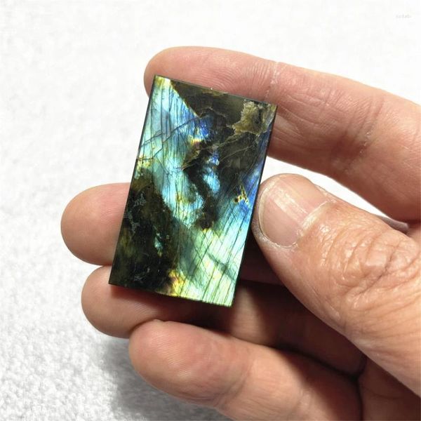 Collane con ciondolo Cristallo naturale Pietra di luna Ornamento di pietre preziose grezze Quarzo lucido Labradorite Artigianato Decorazione di pietre curative