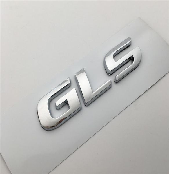 Изготовленный на заказ 3D ABS Chrome GLS автомобильный значок эмблемы наклейка задняя табличка с логотипом подходит для многих пресс-форм 1637358