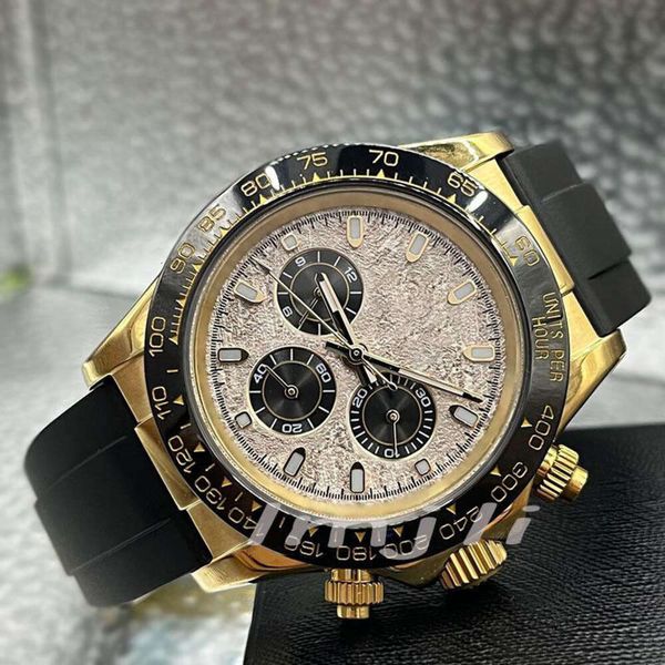 2024 весенние мужские механические высококачественные шестиигольные модные деловые ночные часы с лентой Lao Jiazhi