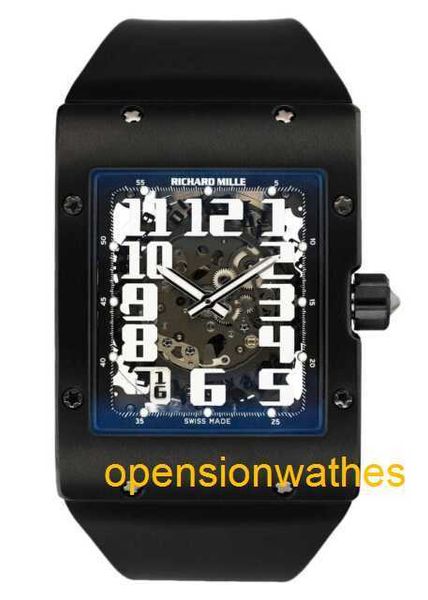 Relógios suíços richardmills esportes relógios de pulso mecânicos richardmills extra plano rm016 al ti titânio relógio masculino caixa papéis rzhb