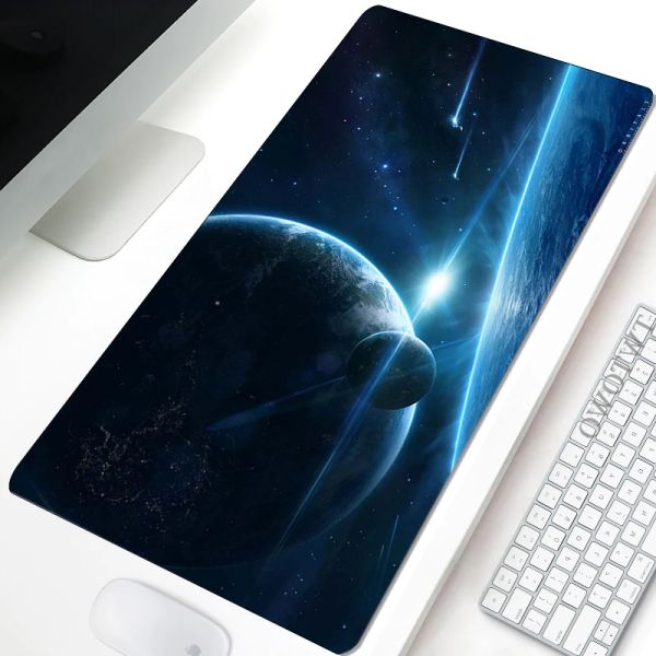 Pads Mousepad HD Große Neue MousePads Mauspad Schreibtischmatten Sternenhimmel Weltraum Weiches Naturkautschuk Anti-Rutsch-Büro-Mäusepad Mauspad