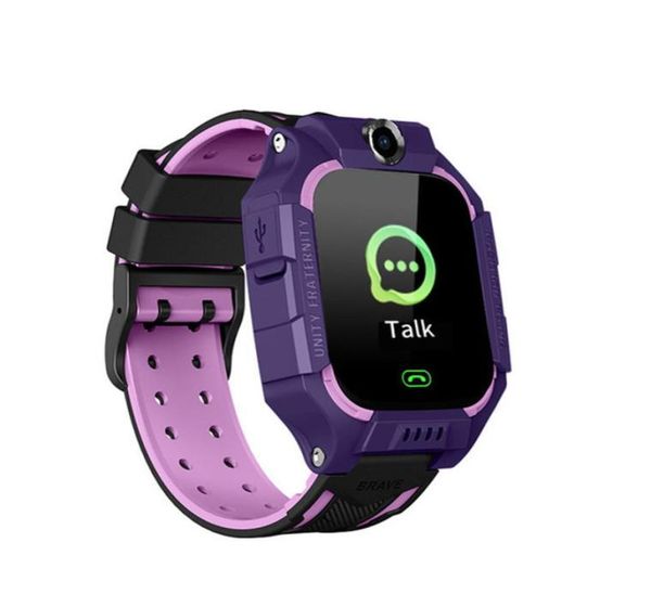 Q19 crianças crianças relógio inteligente lbs posicionamento lacation sos pulseira inteligente com lanterna de câmera smartwatch de pulso para baby sa9970655